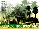 Кисти фотошоп Complete Tree Brush Pack